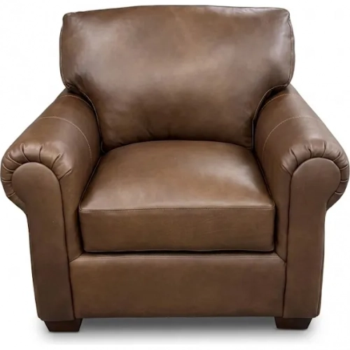 8850 Accent Chair in Poncho Cashew Brown Top Grain Leather